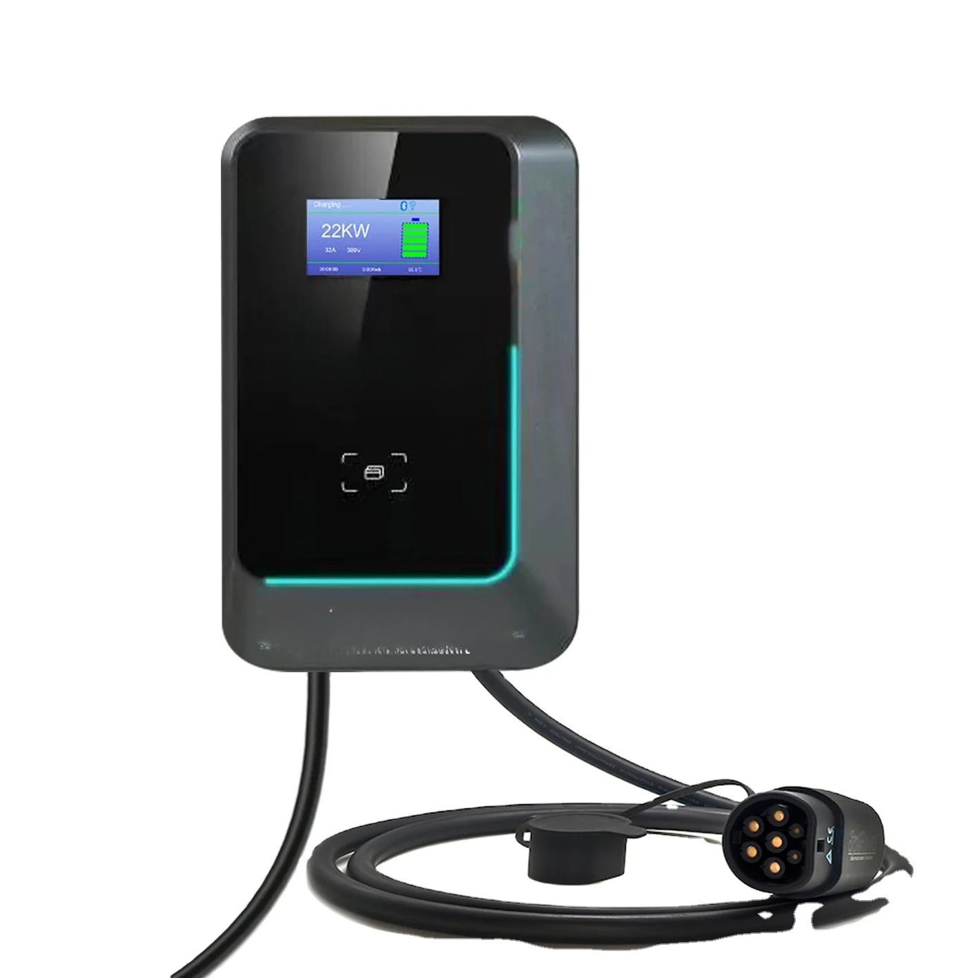 2025 Hot Sale 7kw/11kw/22kw AC - 22Kw Wallbox Type 2 Ocpp Rfid 评论和价格