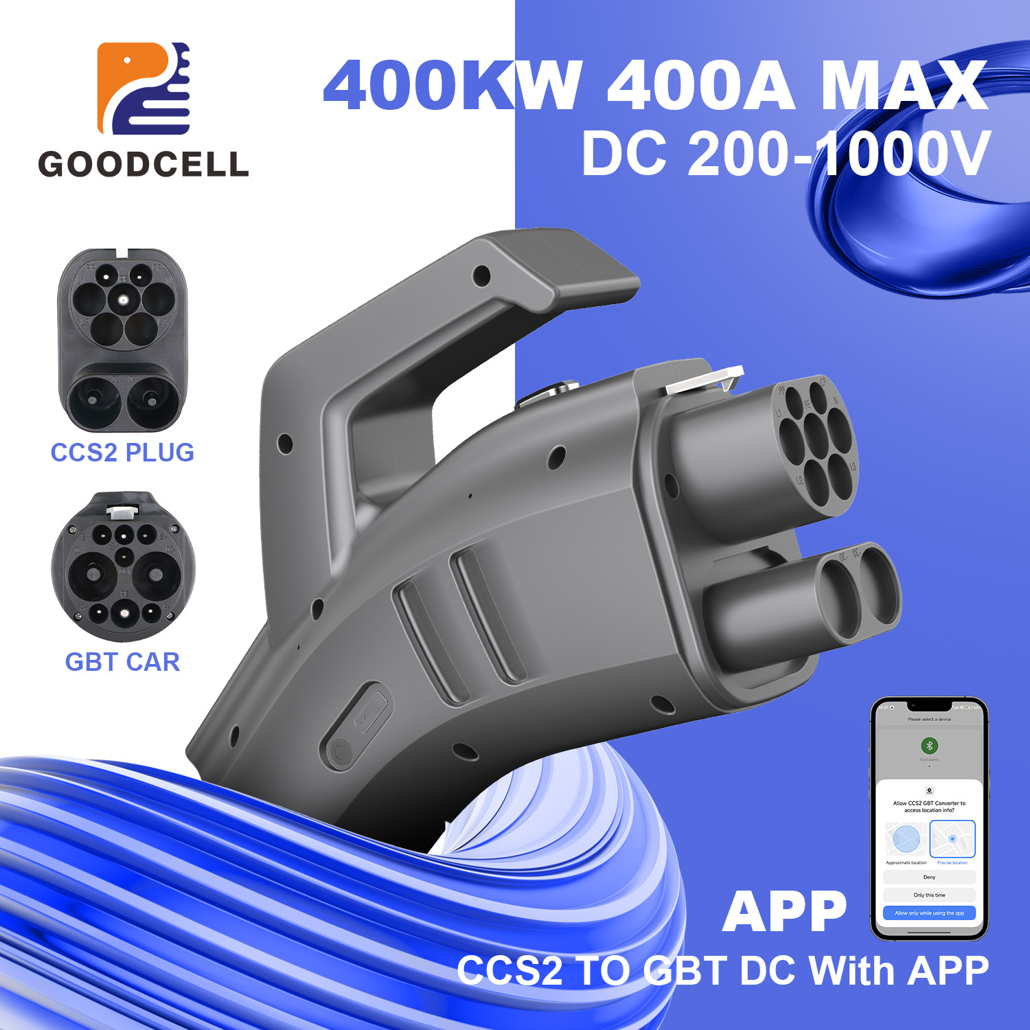GOODCELL CCS2 to GB/T EV Charg - Gb/T To Ccs2 200A Fast Charging Adapter 评论和价格
