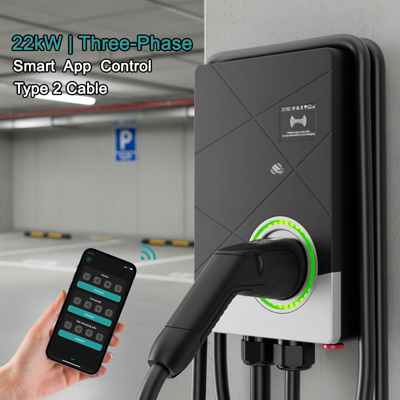 3 Phase 22kW Smart EV Charger  - 22Kw Wallbox Type 2 Ocpp Rfid 评论和价格
