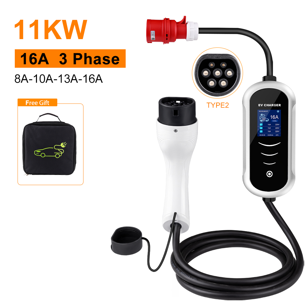 IPENGEN Type 2 Portable EV Cha - Portable Ev Charger 32A Type 2 Cee Plug 评论和价格