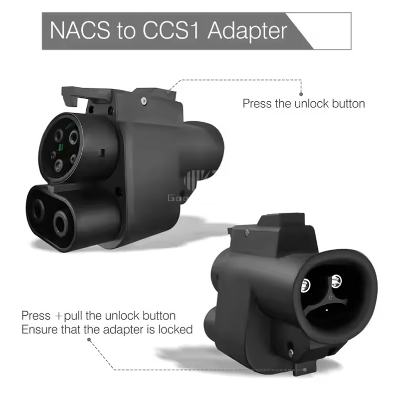 Fast DC Adapter NACS Tesla to  - Ccs2 To Ccs1 Fast Charge Adapter 250Kw 评论和价格
